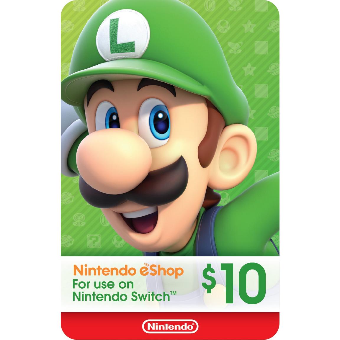 Nintendo Eshop Card $10