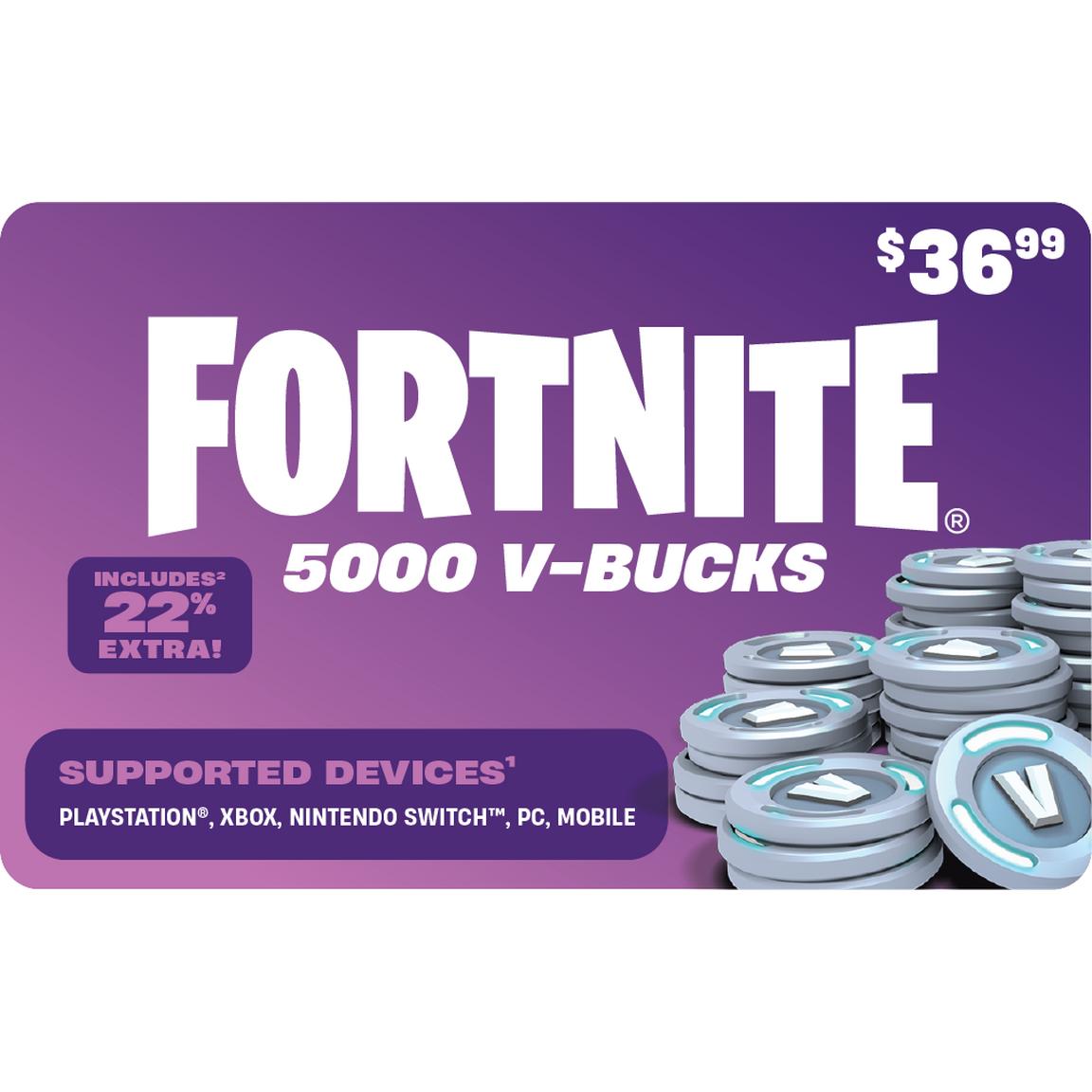 Fortnite 5000 V-Bucks