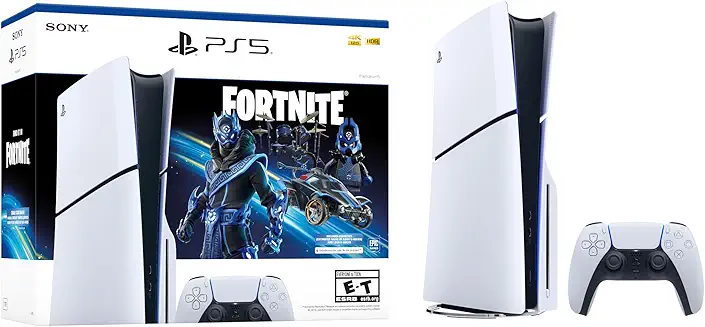 Sony Playstation 5 Slim Console Disc Editon-Fortnite Bundle