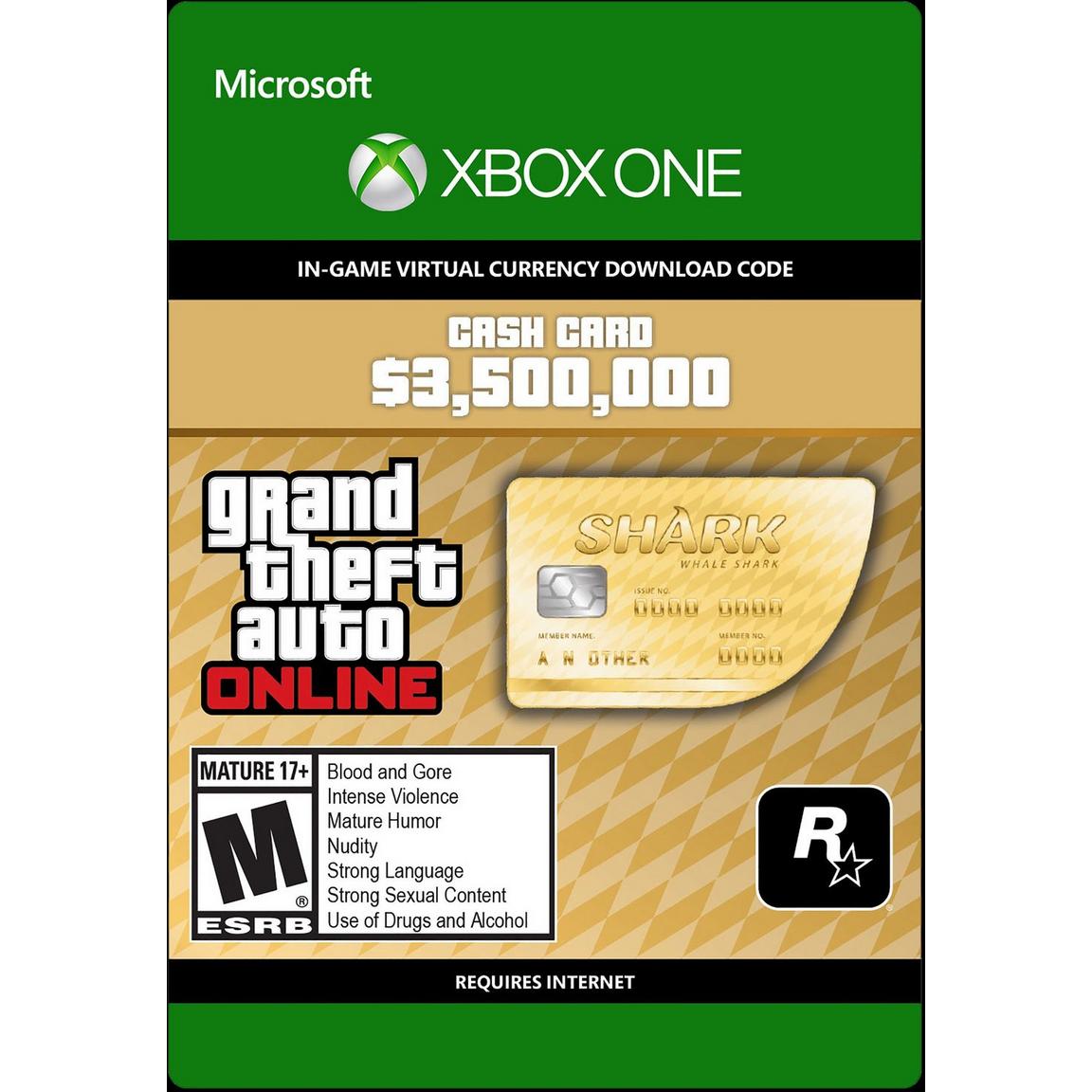 Grand Theft Auto Online:Theft Whale Shark Cash Card X1