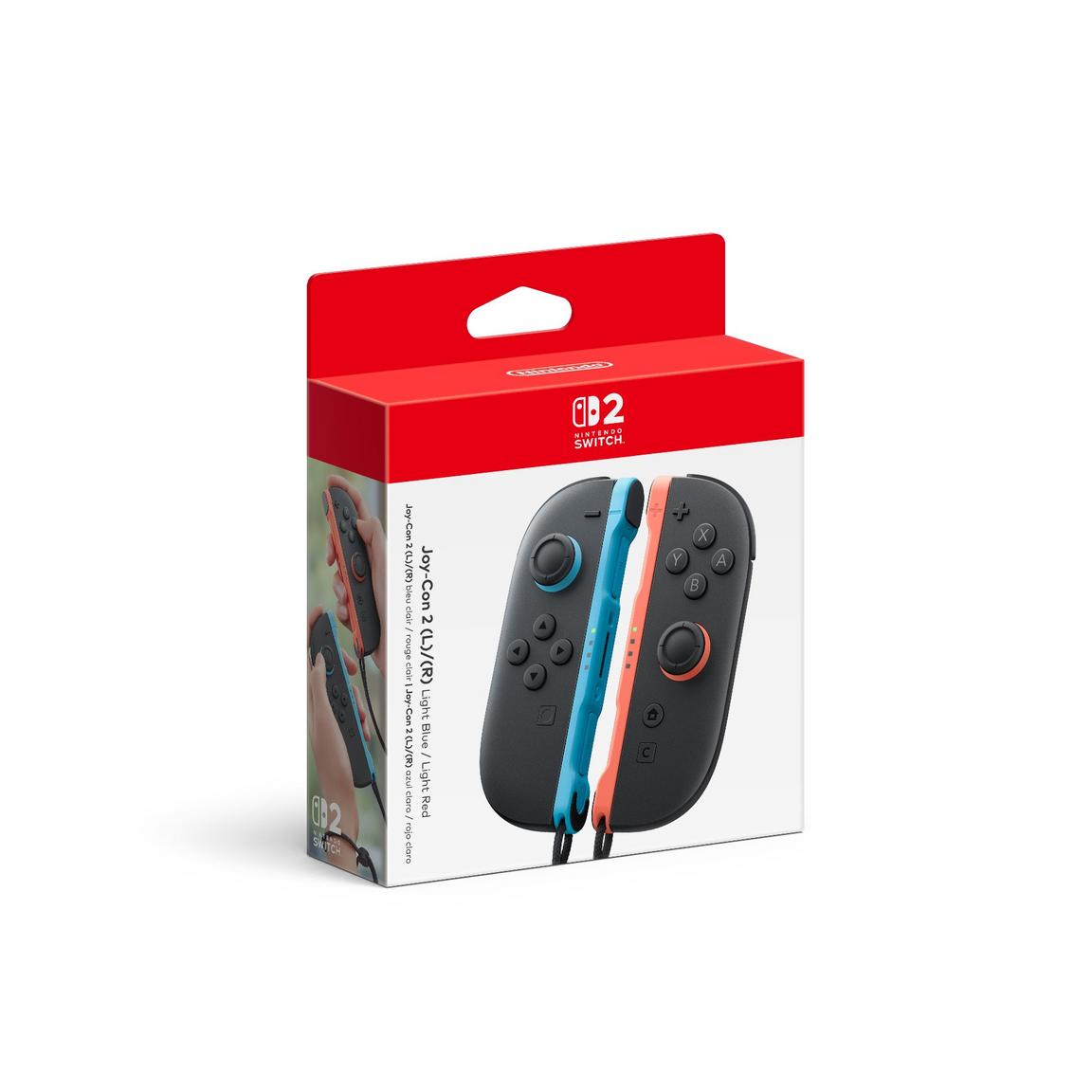 Nintendo Switch 2 Joy-Con (L)(R) Light Blue/Light Red Nintendo Switch 2 Joy-Con (L)(R) Light Blue/Light Red